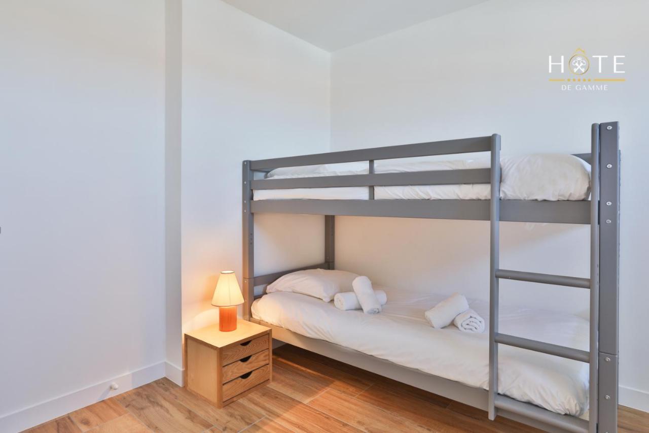 Appartement De Caractere, Superbe Vue Mer 280° La Chaume Kültér fotó