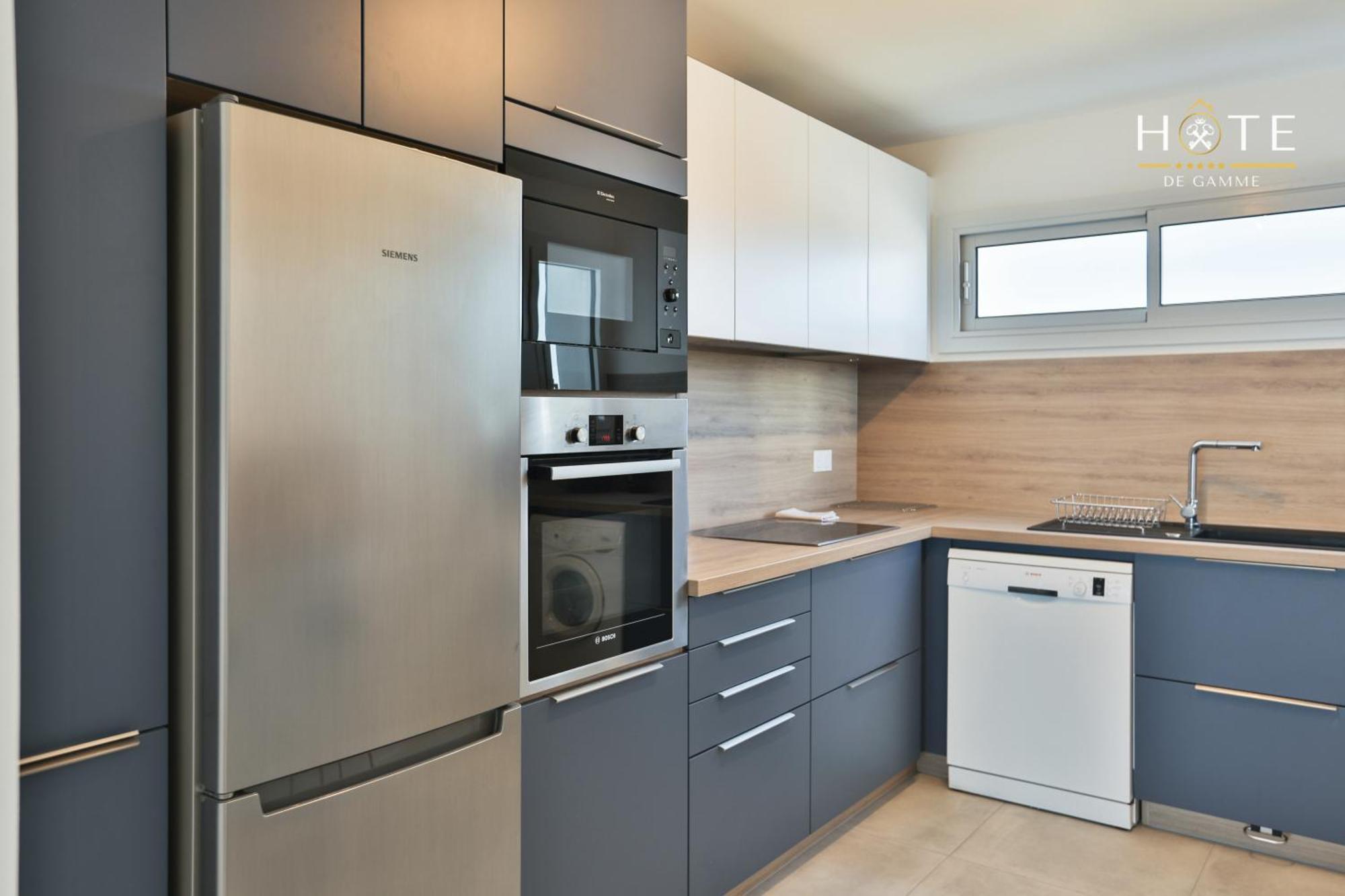 Appartement De Caractere, Superbe Vue Mer 280° La Chaume Kültér fotó